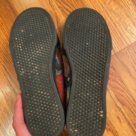 Floral Lo Pro Tapestry Vans Slip On Sneakers Mens Size 6 - Picture 6 of 7